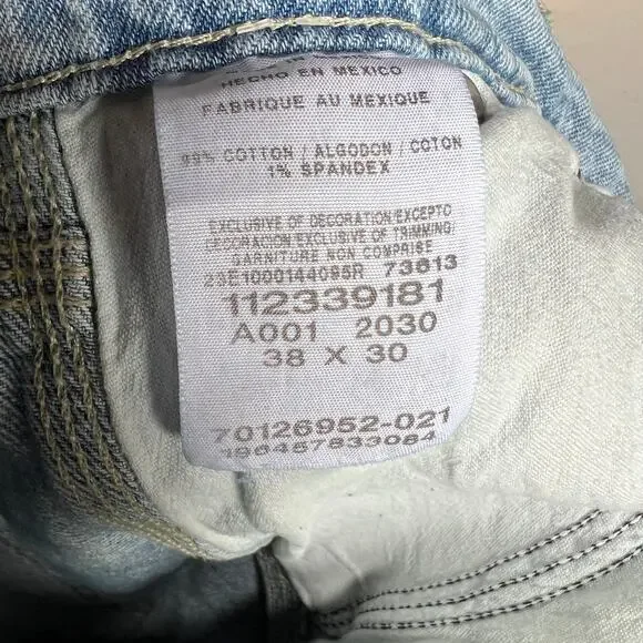 VTG Lee Men's Carpenter Denim Jeans Pants 38x30 - Picture 8 of 9